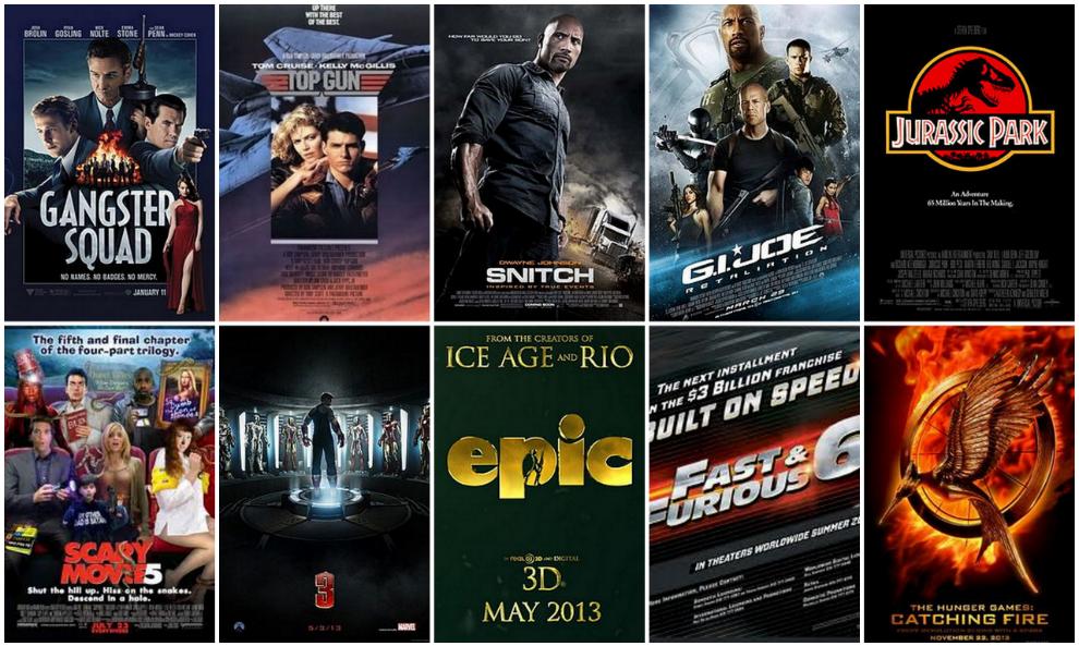 Hollywood Movies 2013