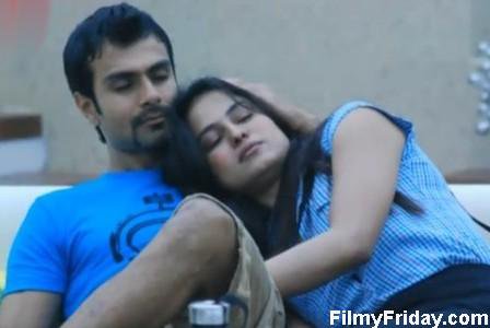 Asmit Patel with Veena Malik