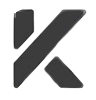 K logo